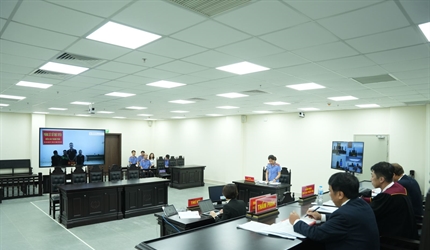 Viện KSND huyện Ứng Hoà phối hợp với Toà án cùng cấp tổ chức phiên toà...